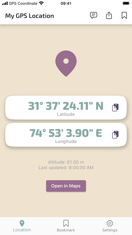 #1. Find My GPS Coordinates (iOS) Podle: 100 Factories