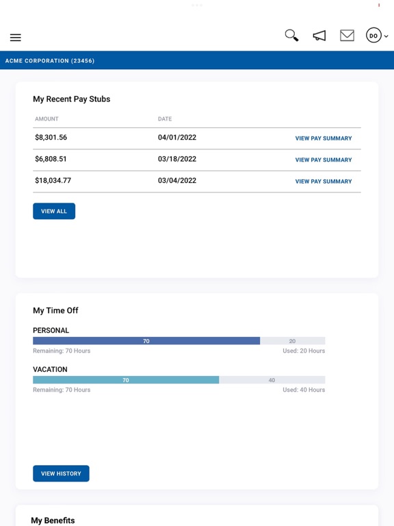 App screenshot