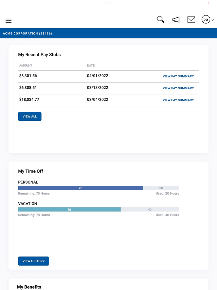Paychex Oasis Employee Connect
