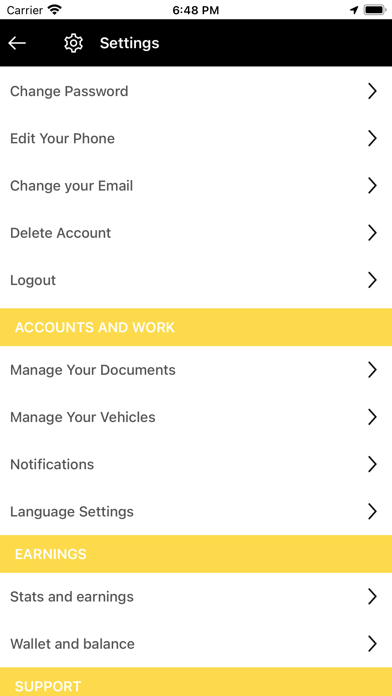 Nile Taxi Driver App Screenshot