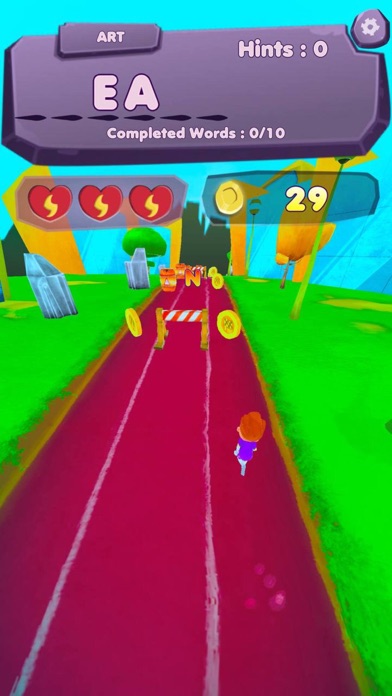 Screenshot 2 of Smart Runner Spelling Contest App