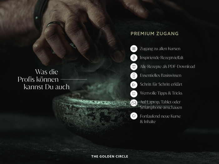 THE GOLDEN CIRCLE • Kochkurse