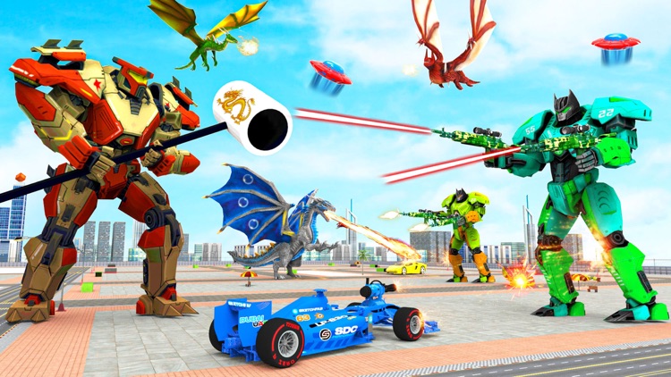 Dragon Robot - Flying robo bus