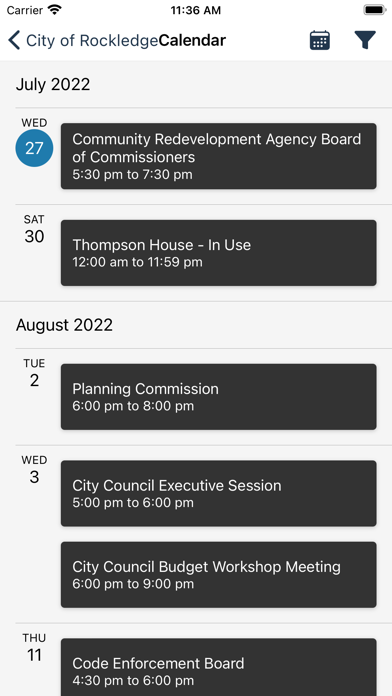 City of Rockledge Screenshot