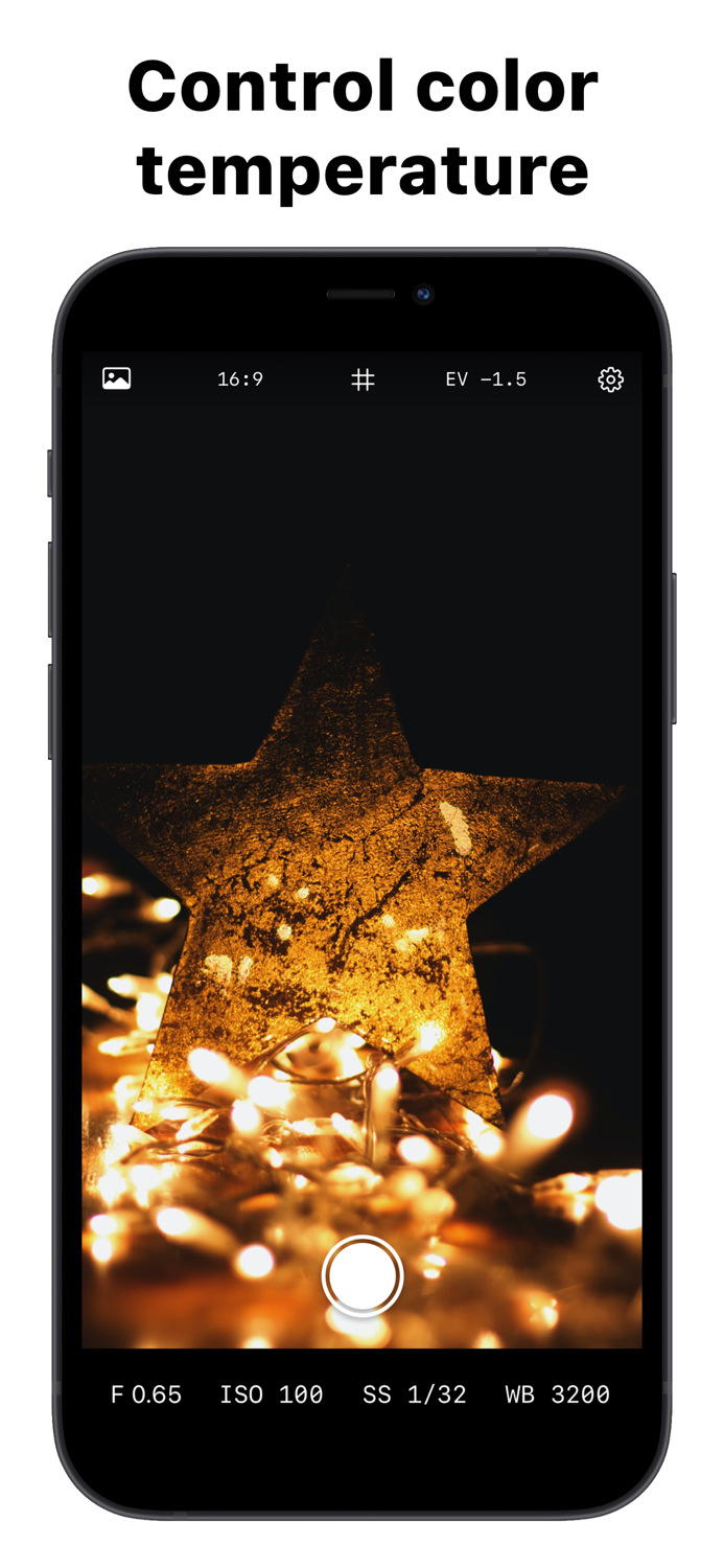 Manual Camera – Focus ISO WB