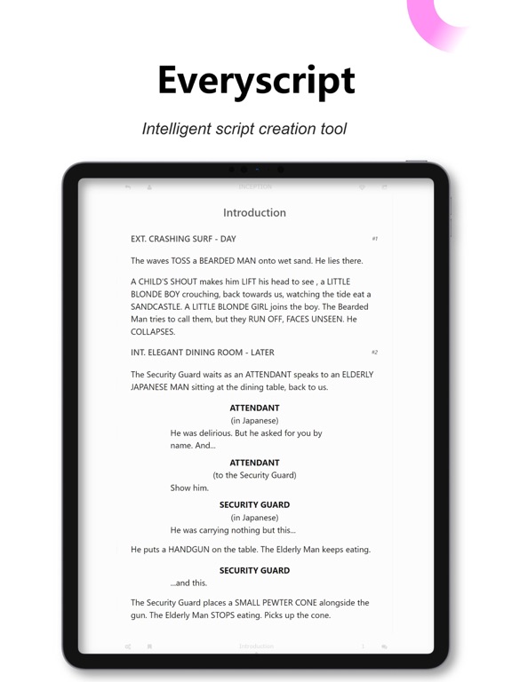 Everyscript for screenwriter