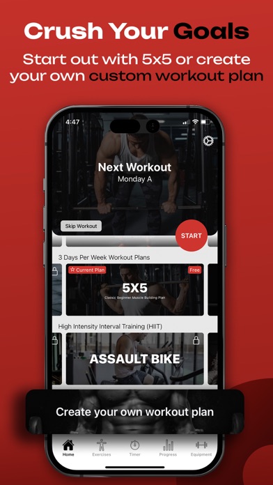5x5 Workout – Strong Lift Plan Screenshot