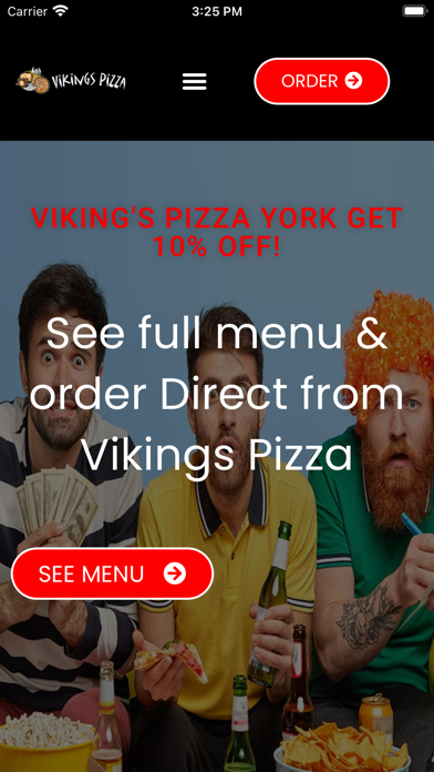 Vikings Pizza - York Screenshot