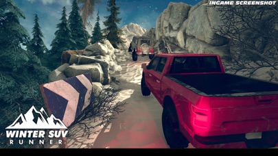 Winter SUV Mountains Runner Screenshot