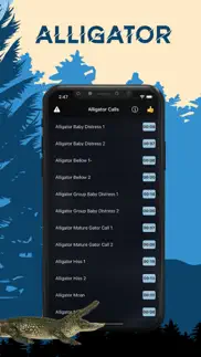 alligator magnet-hunting calls iphone screenshot 1