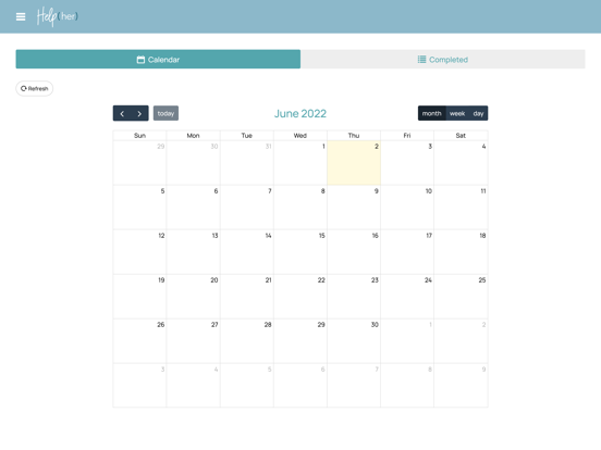 Help(her) iPad screenshot 3 - Lifestyle app