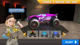superhero car stunt race city iphone screenshot 1