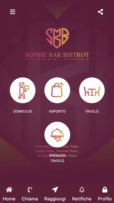 Sophie Bar Bistrot Screenshot