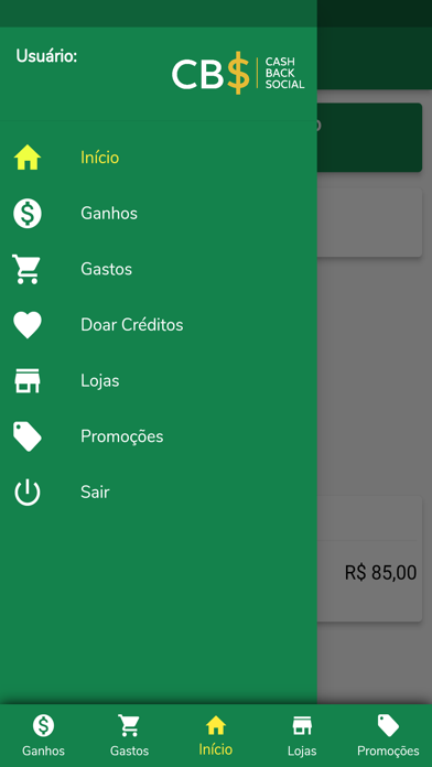 Cashback Social Screenshot