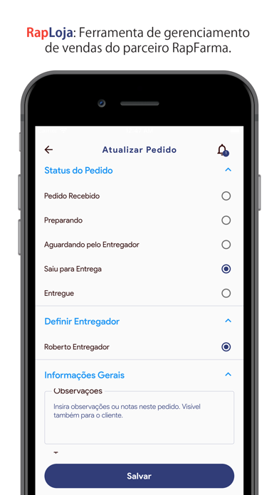 RapLoja Ferramenta do Parceiro Screenshot