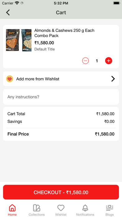ZOFF FOODS Screenshot