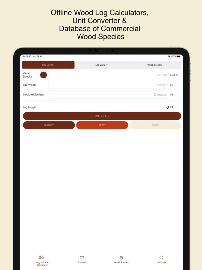 LogClimber - Wood Log Calc