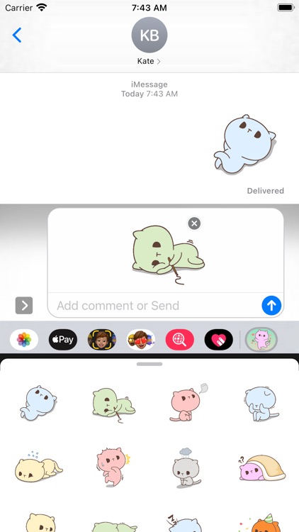 Pretty Cat 3 Stickers pack