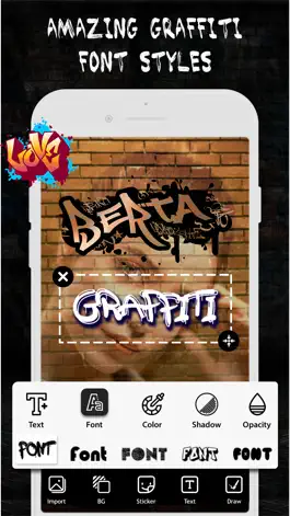 Game screenshot Graffiti Creator: Draw Text apk