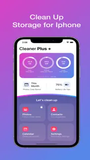 cleaner plus : clean storage iphone screenshot 1