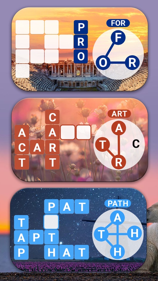 #3. Word Galaxy Challenge (iOS) 由: Fiogonia Games