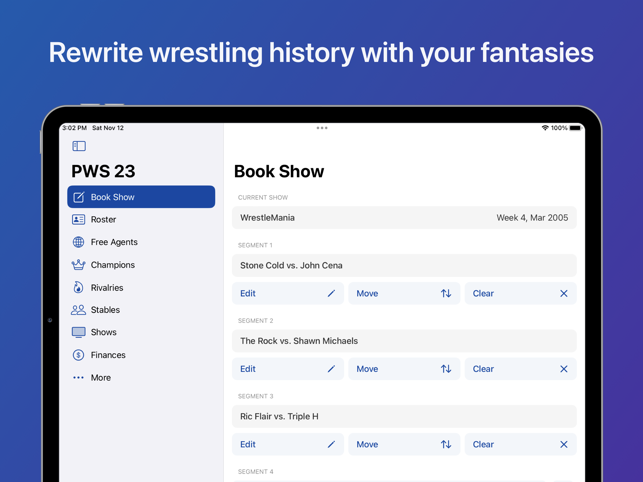 ‎Pro Wrestling Manager 2023 Screenshot