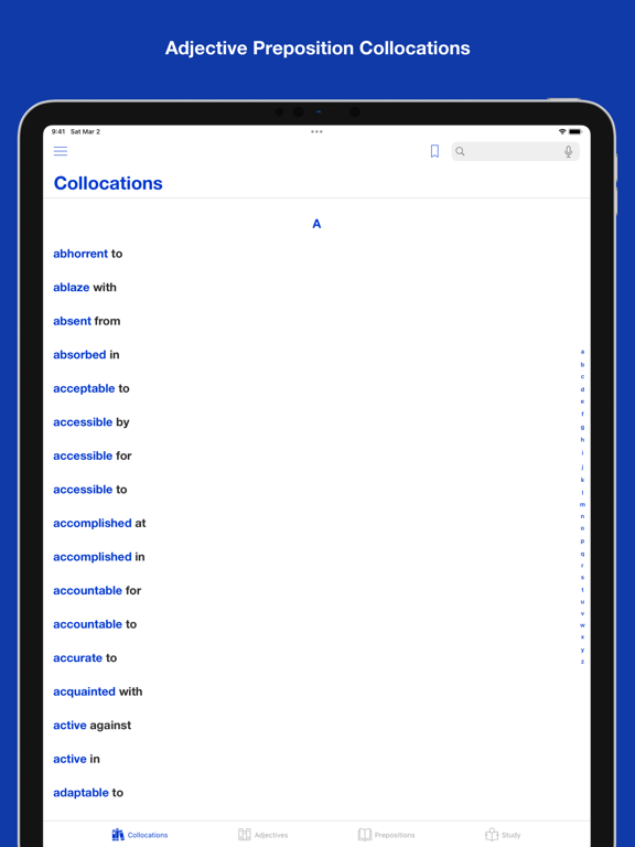 Screenshot #4 pour English Adjective Preposition