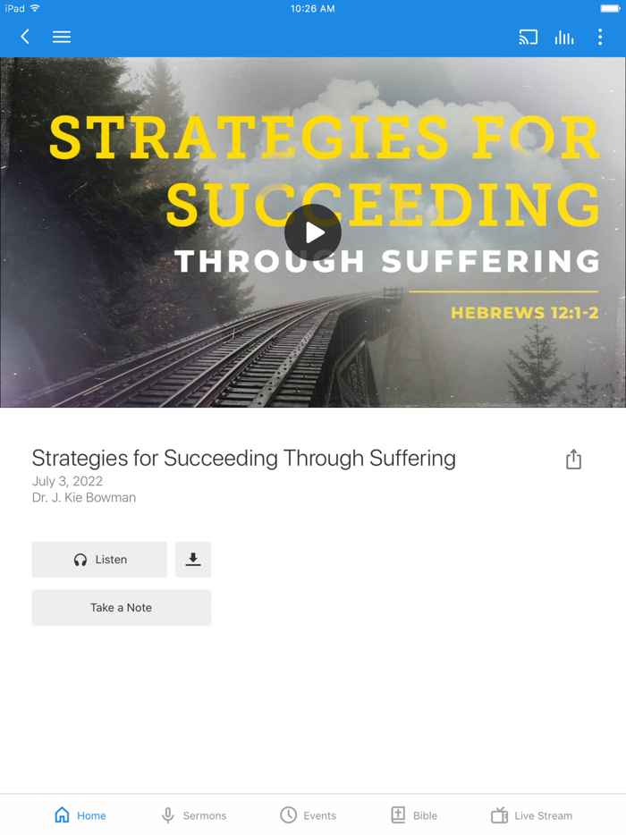 Hyde Park Baptist Church App