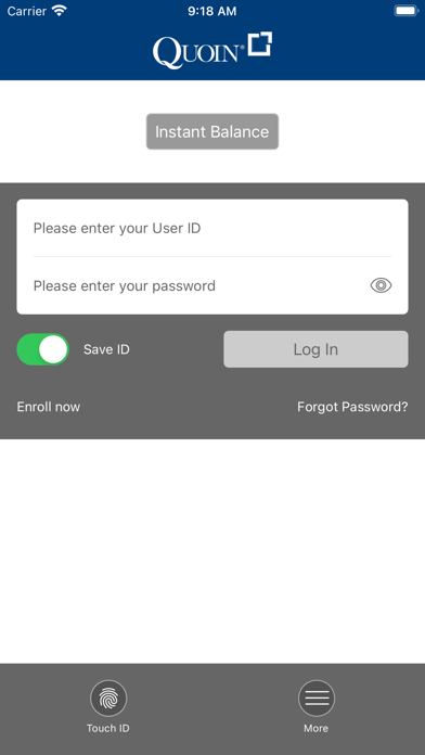 Quoin Financial Bank Mobile Screenshot