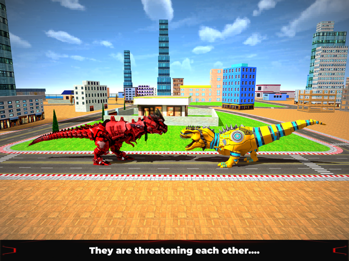 Dino Robot Car Transformation