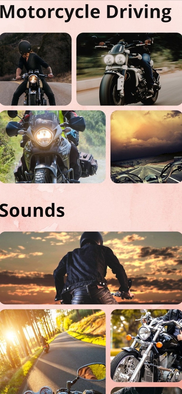 Motorcycle Driving Sounds