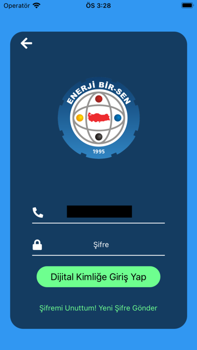 Enerji Bir-Sen Dijital Kimlik Screenshot