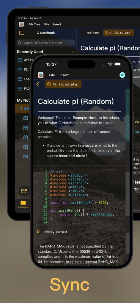 C Notebook - Developer Tools App | MWM
