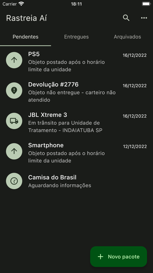 #5. Rastreia Aí (iOS) 由: FWC Tecnologia