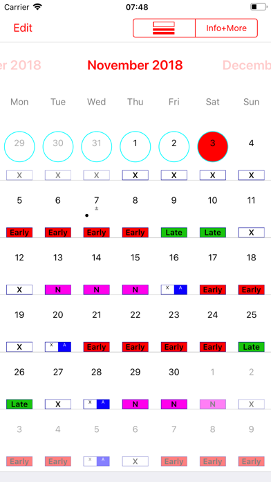 勤務表カレンダー Proのおすすめ画像1