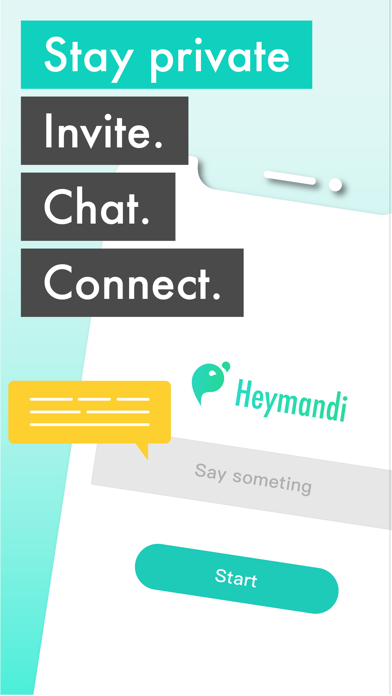 Heymandi:New Friends via Wordsのおすすめ画像1
