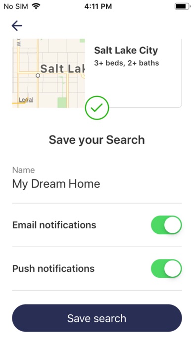 Utah Home Search Screenshot