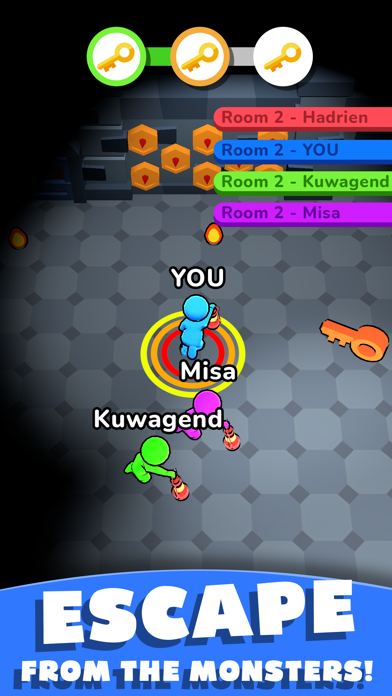 Screenshot #3 pour Dark.io - Run For Your Life