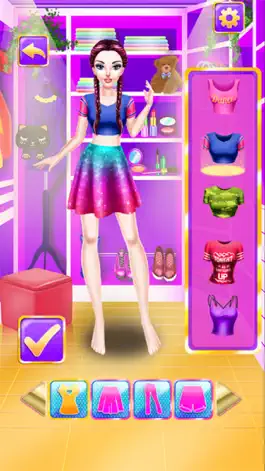 Game screenshot Cheerleader Dress Up Stylist apk