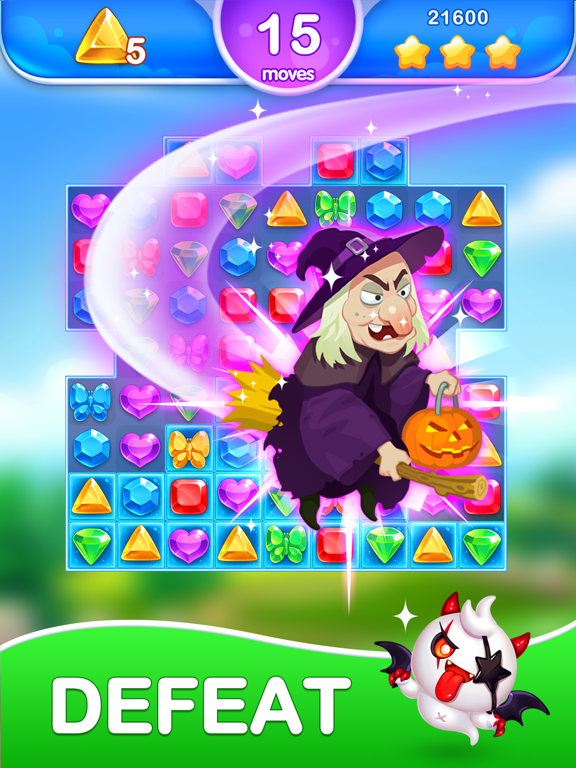 Jewel Blast Dragon - No Wifi iPad screenshot 4 - Games app