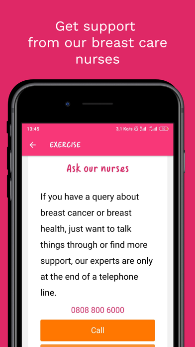 Becca - Breast Cancer Support Screenshot
