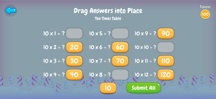 Learn then Play Times Tables