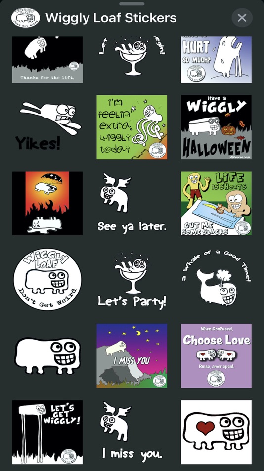 Wiggly Loaf Stickers - 1.0 - (iOS)