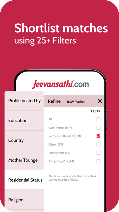 Jeevansathi.com: Marriage App Screenshot