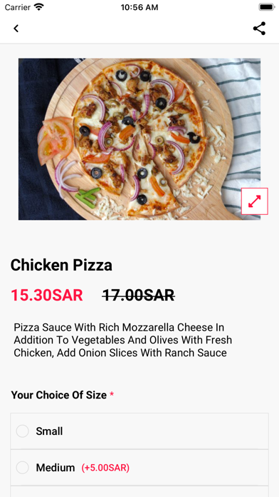 In and Out Falafel Screenshot