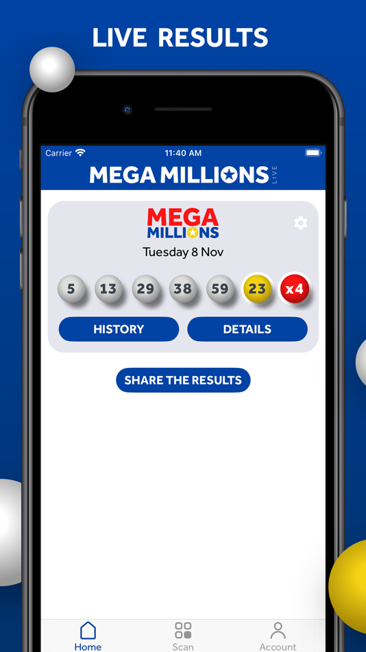 Mega Millions: Ticket Scanner - 1.4 - (iOS)