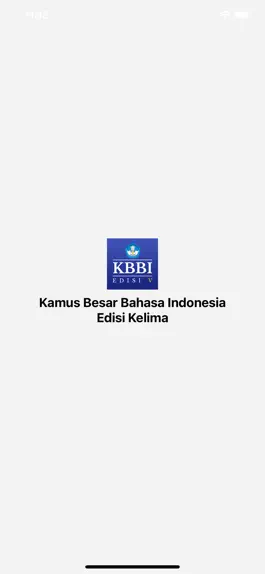 Game screenshot Kamus Besar Bahasa Indonesia mod apk