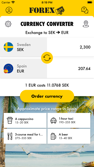 FOREX Currency Screenshot