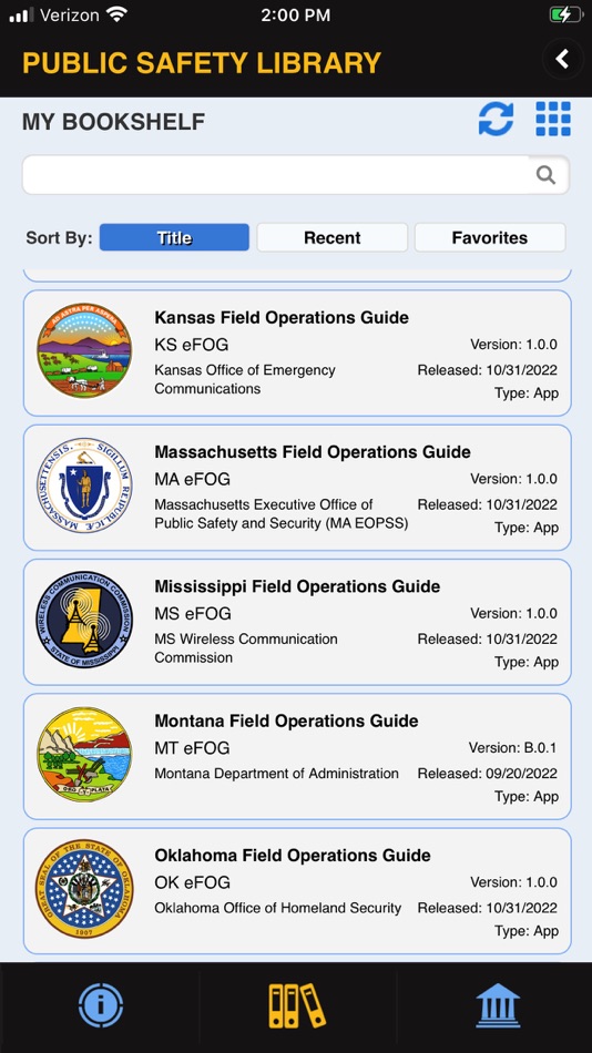 #2. Public Safety Library (iOS) 来自: ICTAP