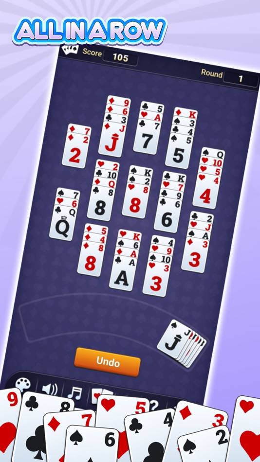 #3. Solitaire: All in a row (iOS) By: AB Norri Stockholm